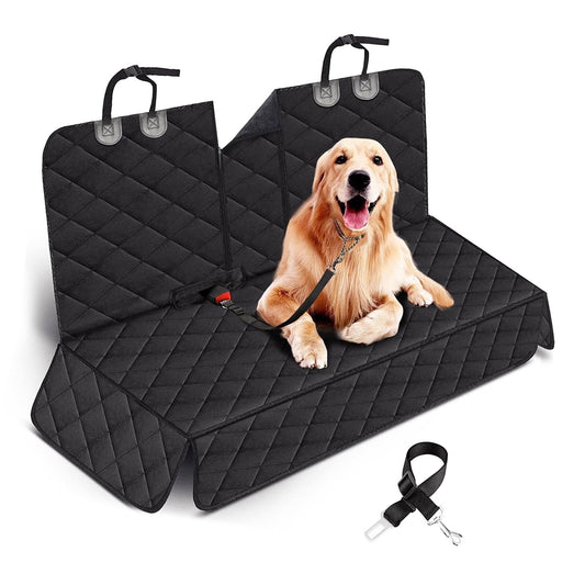 Pet Rear Seat Cover — Black